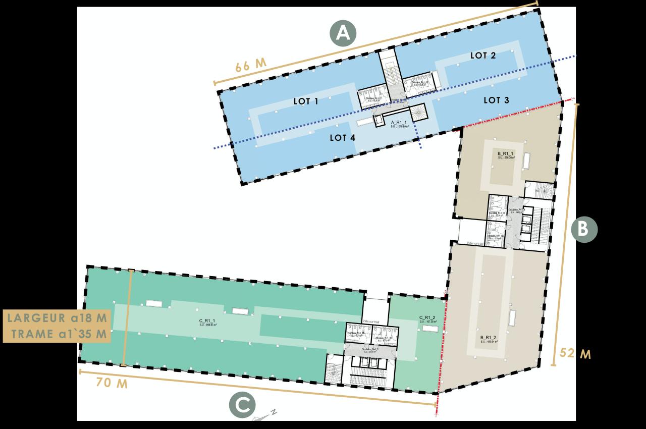 Bureau Villeneuve-d'Ascq 3157m² Vente bureau Villeneuve-d'Ascq Nord OVBUR2530633 8